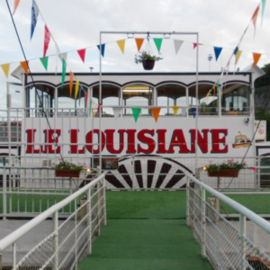 le louisiane surchauffant plage gouapes doouape croisière théâtralisée spectacle festival de bouche à oreille 2023 jura